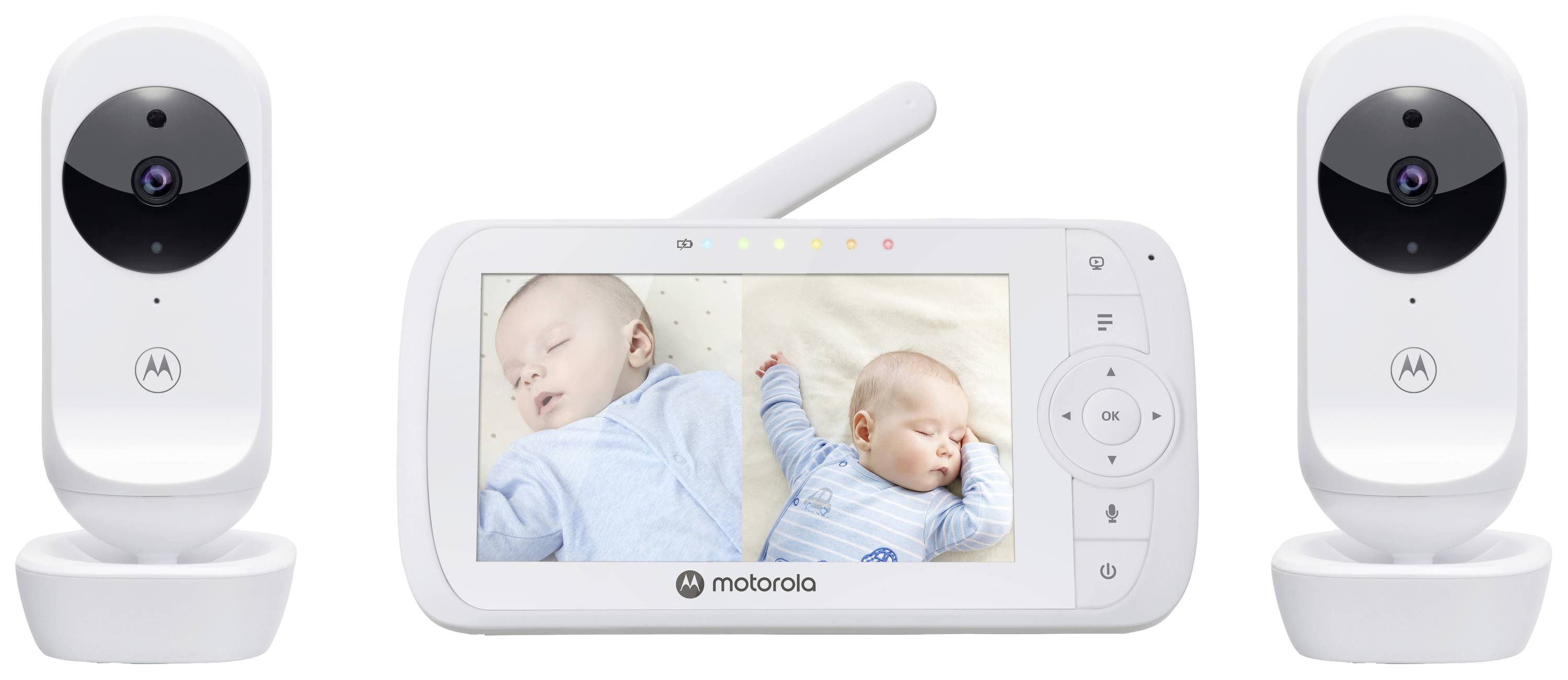Motorola VM 35-2 505537471019 Babyphone mit Kamera Funk 2.4GHz