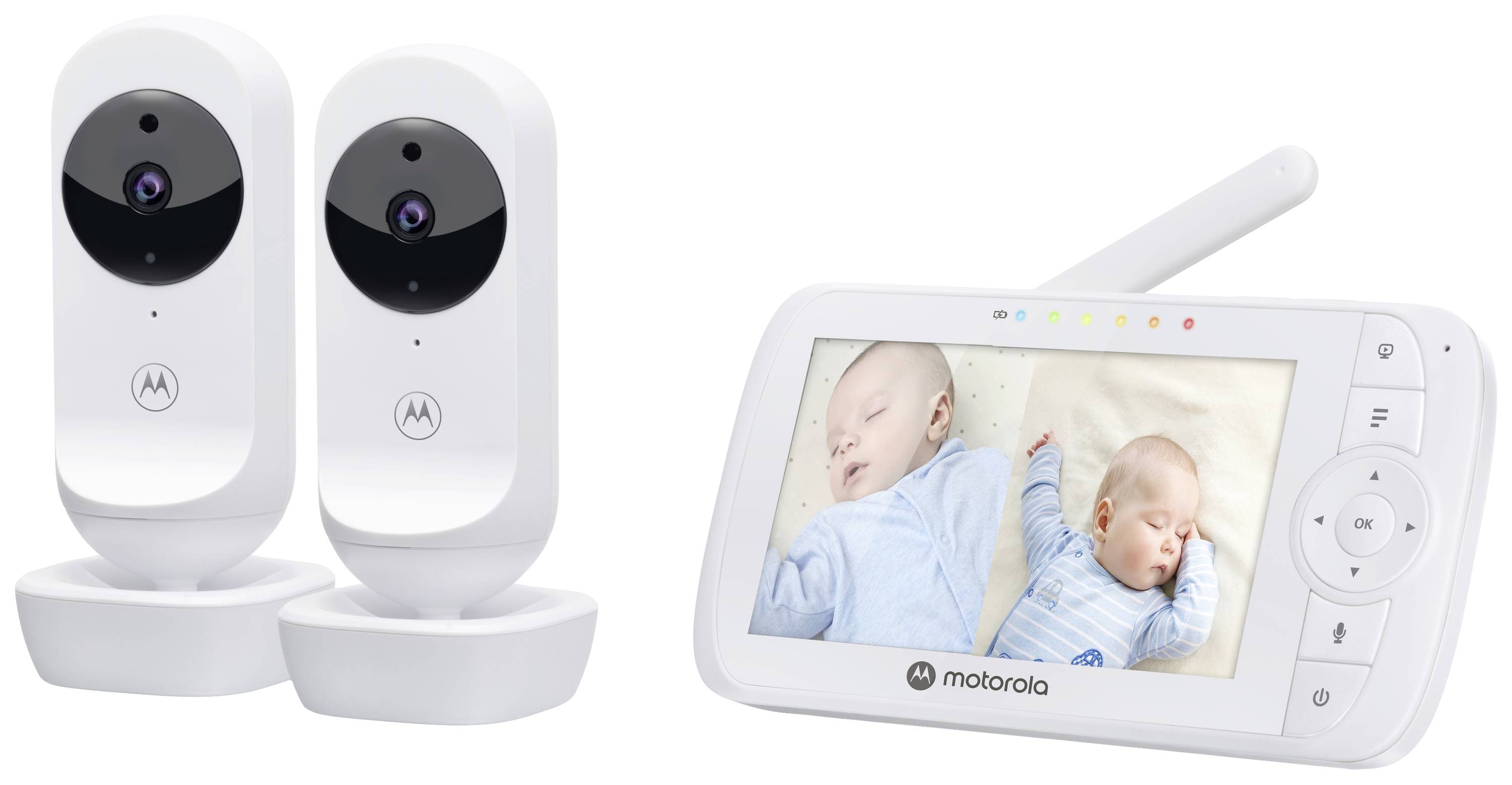 Motorola VM 35-2 505537471019 Babyphone mit Kamera Funk 2.4GHz