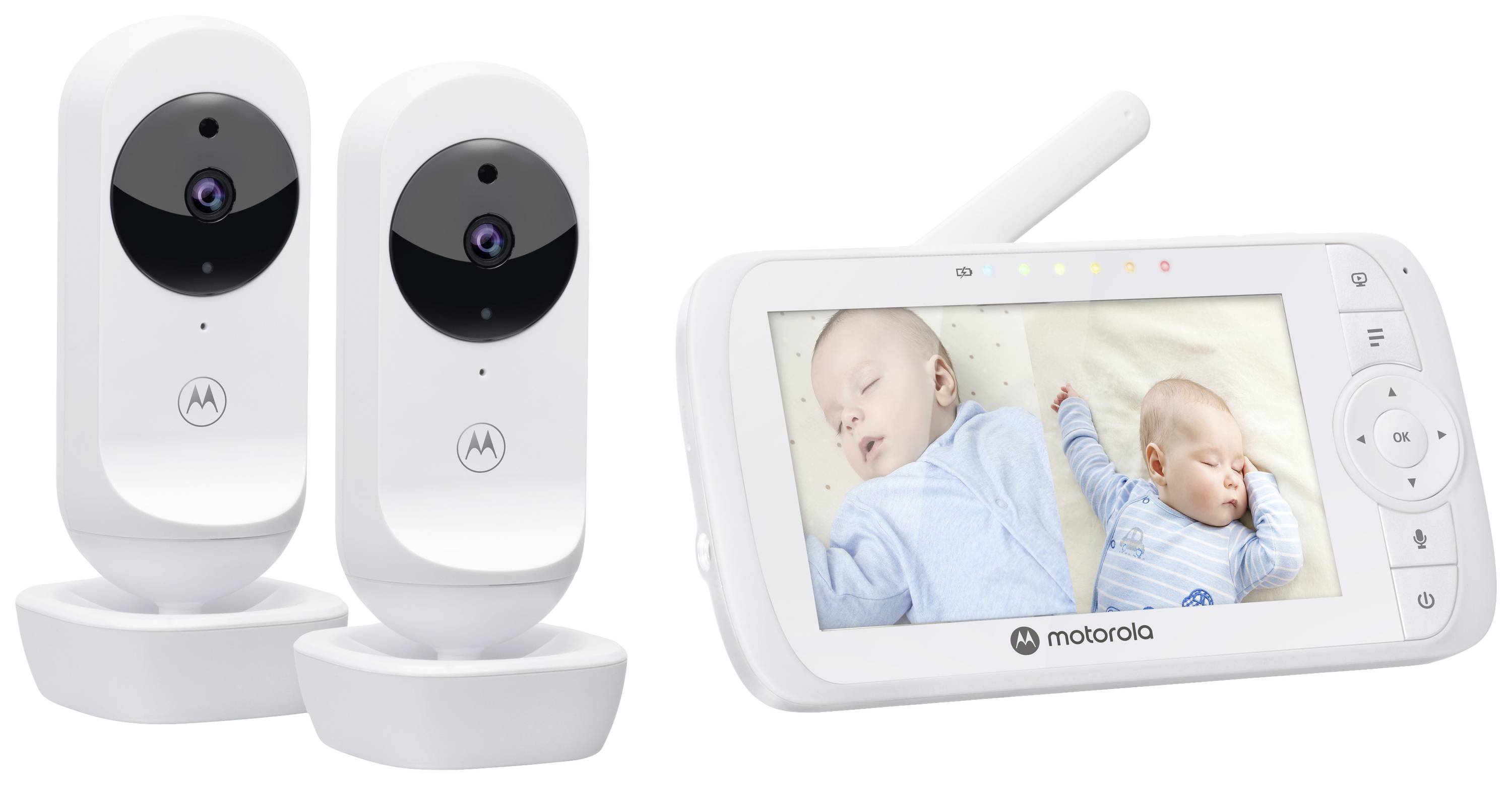 Motorola VM 35-2 505537471019 Babyphone mit Kamera Funk 2.4GHz