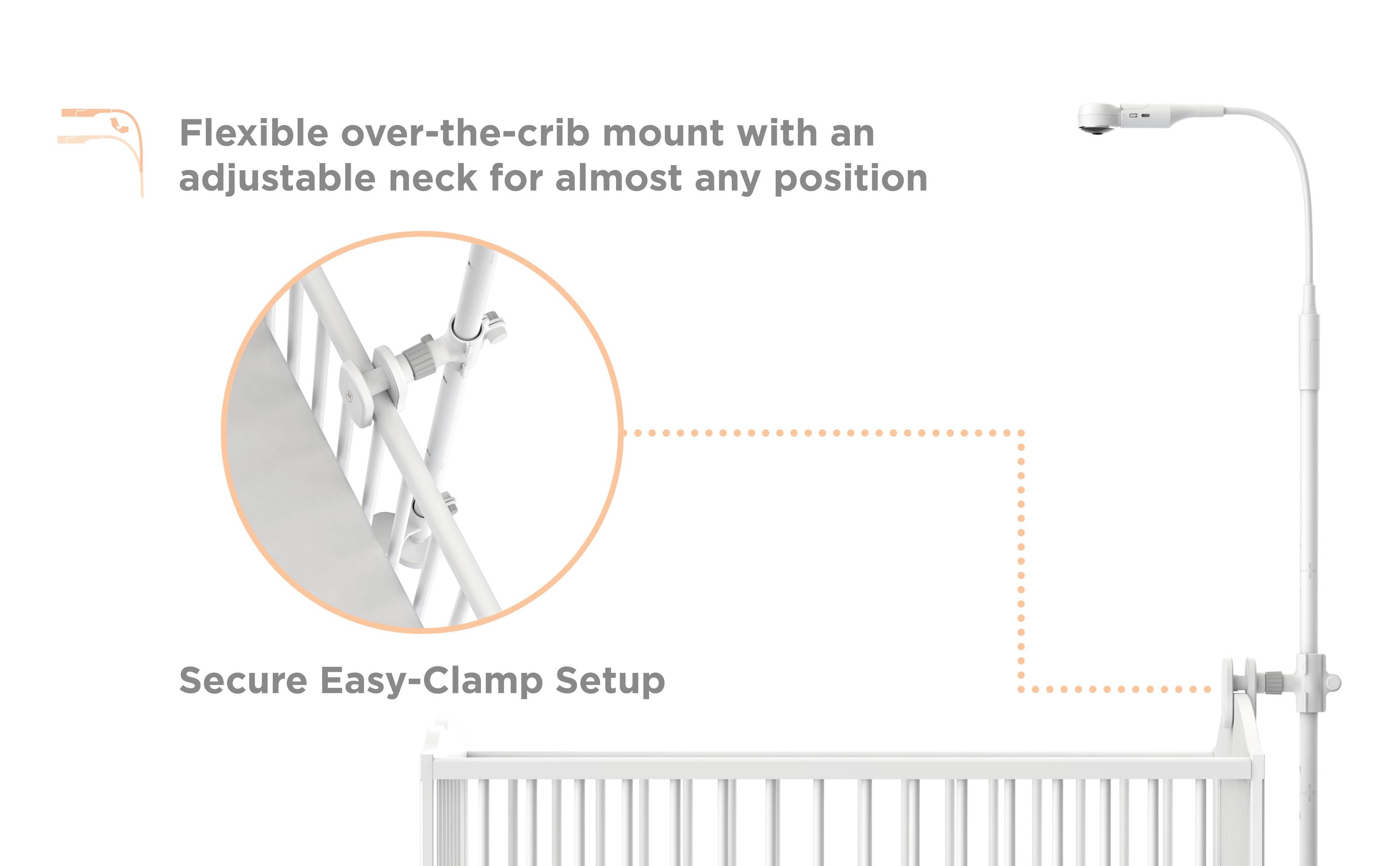 Motorola VM65X Connect 505537471087 Babyphone mit Kamera WLAN 2.4GHz
