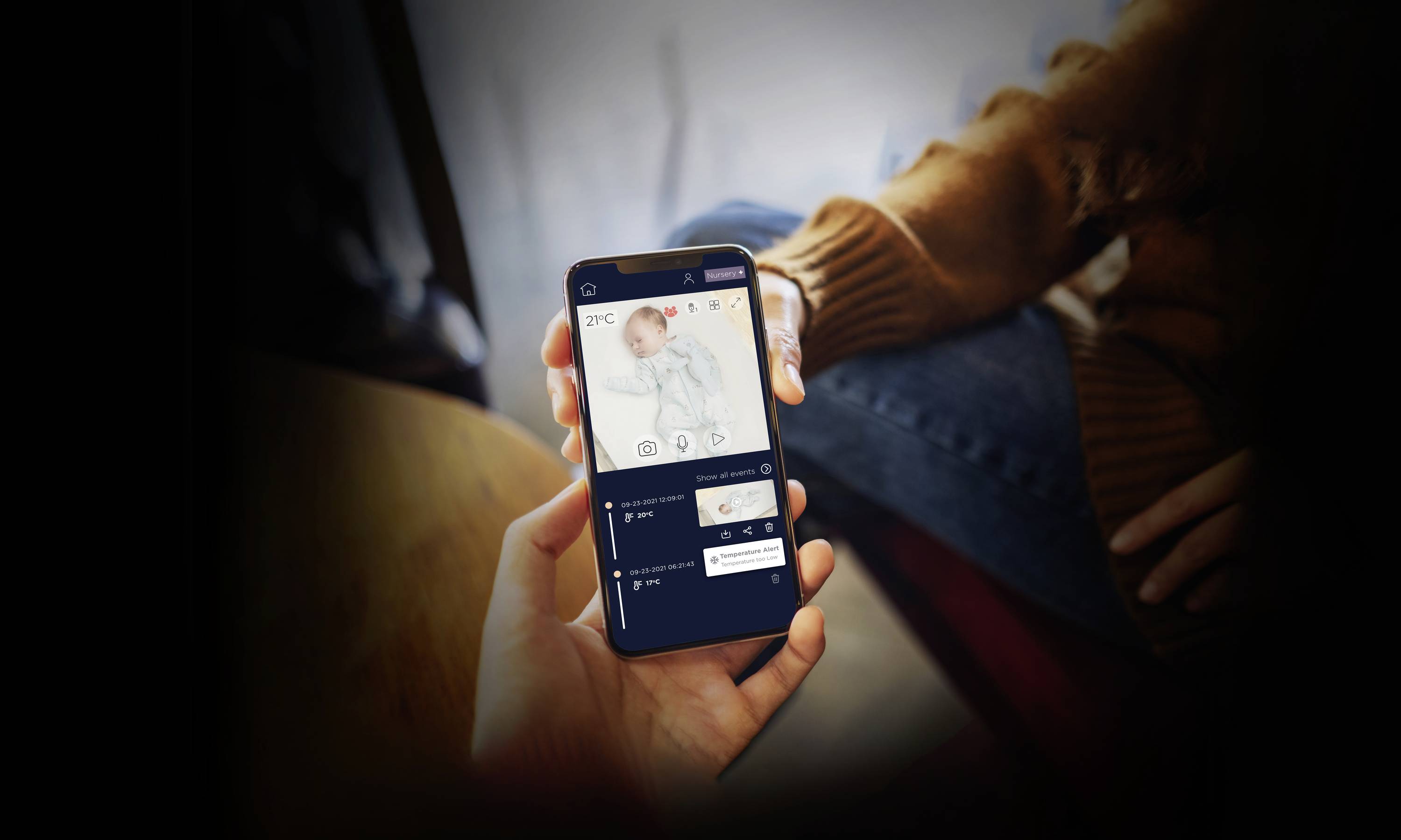 Motorola VM65X Connect 505537471087 Babyphone mit Kamera WLAN 2.4GHz