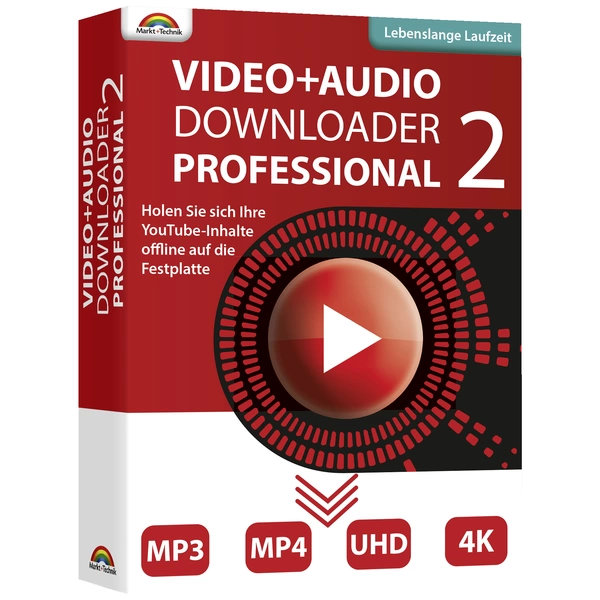 Markt & Technik Video und Audio Downloader Pro 2 Windows Multimedia-Software Markt & Technik Video und Audio Downloader Pro 2 Windows Multimedia-Software