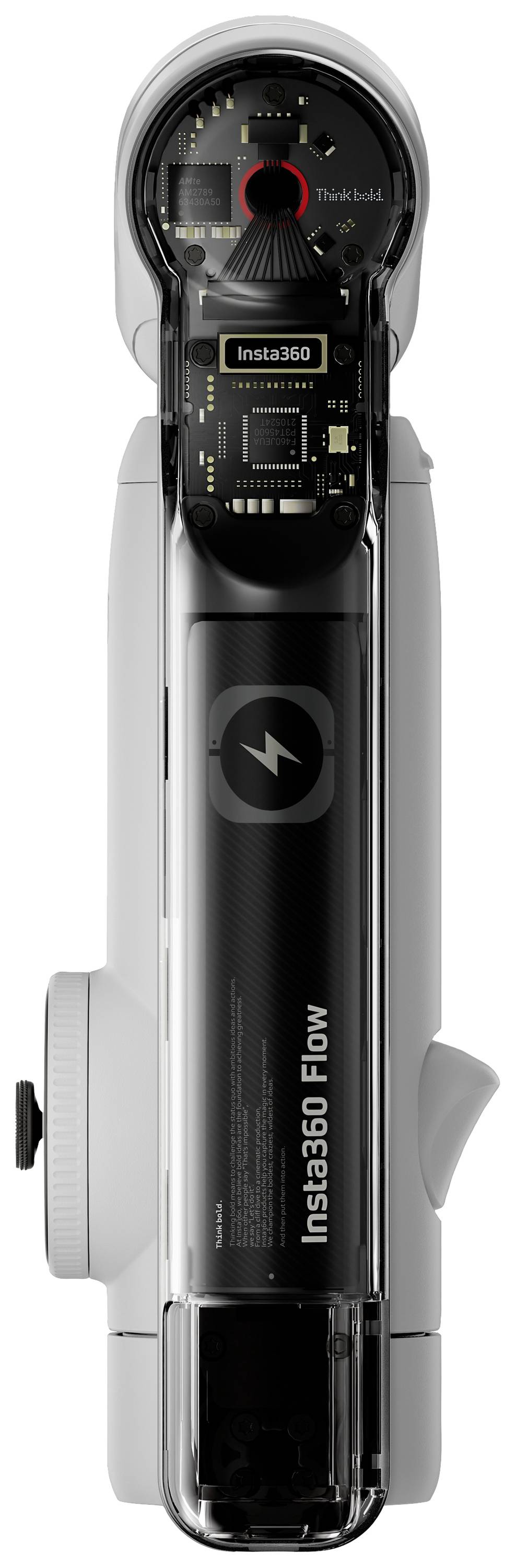 Insta360 Flow Creator Kit Gimbal elektrisch Grau Bluetooth Belastbar bis 300 g
