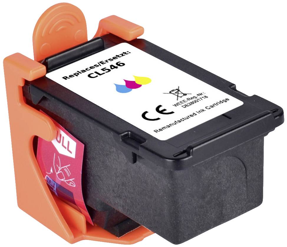 Renkforce Druckerpatrone ersetzt Canon CL-546 Kompatibel Cyan, Magenta, Gelb RF-5718870