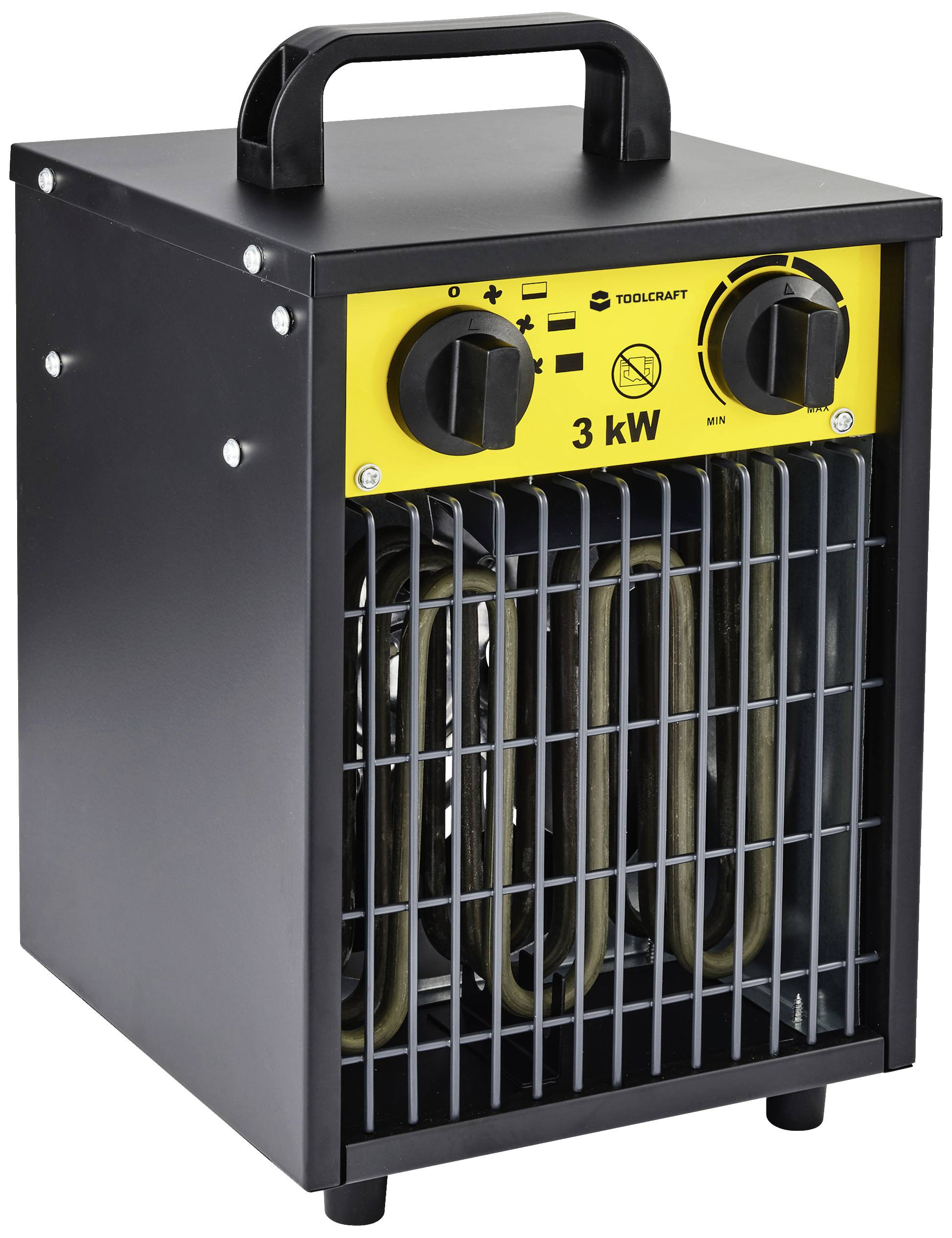 TOOLCRAFT TO-8578335 Bauheizer 3000W Schwarz-Gelb