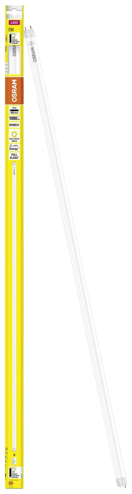 OSRAM HOMELIGHTING LED-Röhre EEK: F (A - G) G13 Röhrenform T8 10 W = 30 W Warmweiß (Ø x L) 26.80 mm x 908 mm 1 St.