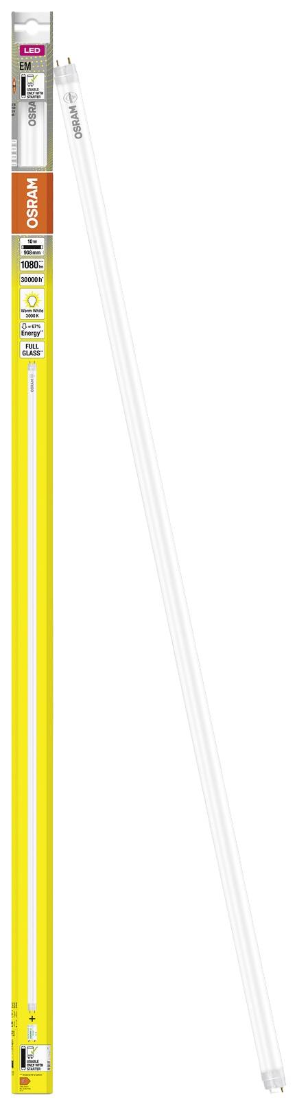 OSRAM HOMELIGHTING LED-Röhre EEK: F (A - G) G13 Röhrenform T8 10 W = 30 W Warmweiß (Ø x L) 26.80 mm x 908 mm 1 St.