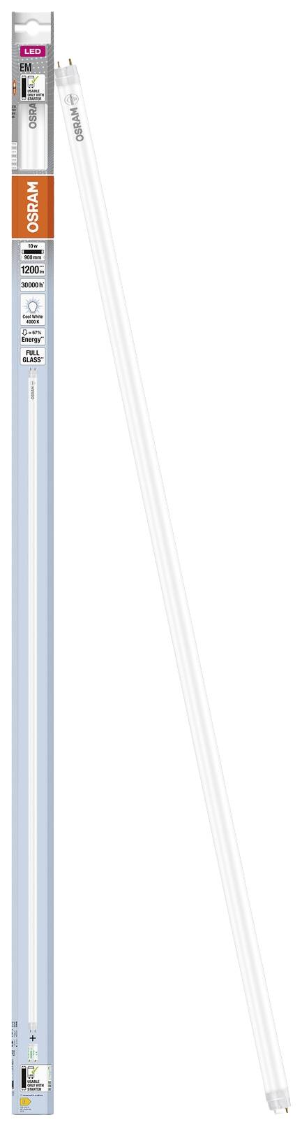 OSRAM HOMELIGHTING LED-Röhre EEK: E (A - G) G13 Röhrenform T8 10 W = 30 W Neutralweiß (Ø x L) 26.80 mm x 908 mm 1 St.