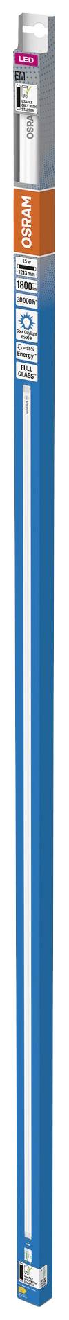 OSRAM HOMELIGHTING LED-Röhre EEK: E (A - G) G13 Röhrenform T8 15W = 36W Kaltweiß (Ø x L) 26.80mm x 1213mm 1St.