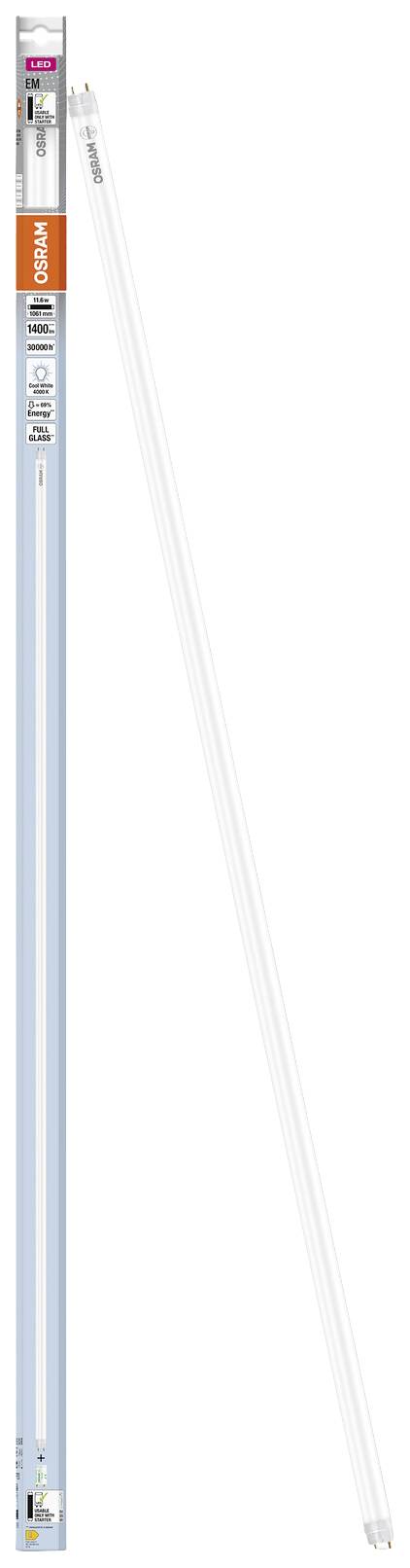 OSRAM HOMELIGHTING LED-Röhre EEK: E (A - G) G13 Röhrenform T8 11.6W = 38W Neutralweiß (Ø x L) 26.80mm x 1061mm 1St.