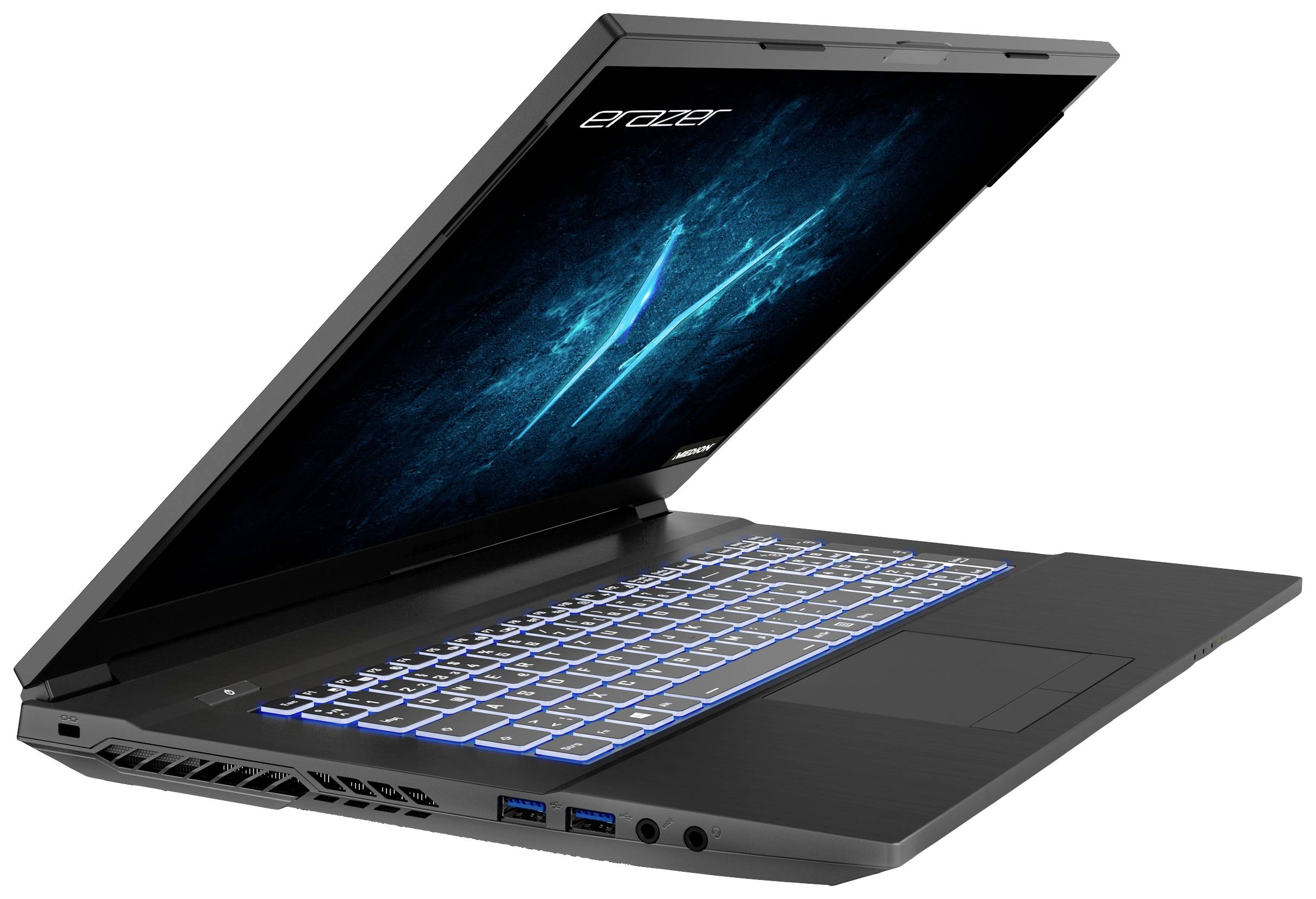 Medion Gaming Notebook Erazer Defender P10 43.9 cm (17.3 Zoll) Full HD Intel® Core™ i5 10300H 16 GB RAM 1 TB SSD Deutsch, QWERTZ Schwarz 3