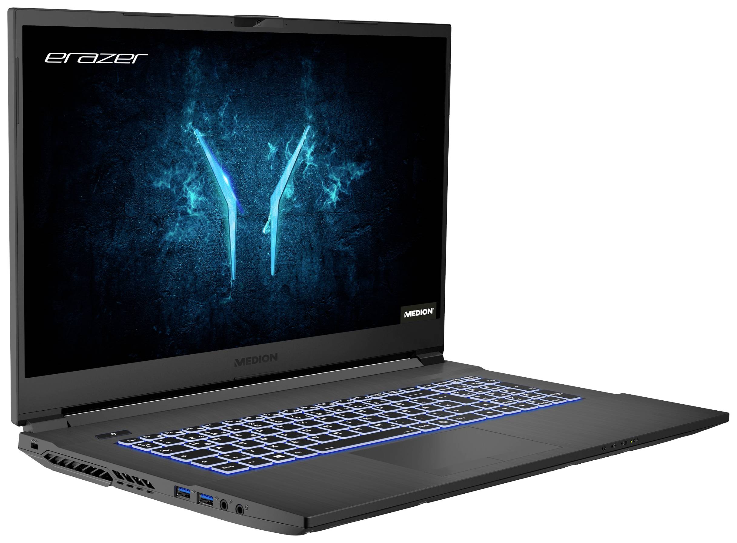 Medion Gaming Notebook Erazer Defender P10 43.9 cm (17.3 Zoll) Full HD Intel® Core™ i5 10300H 16 GB RAM 1 TB SSD Deutsch, QWERTZ Schwarz 3