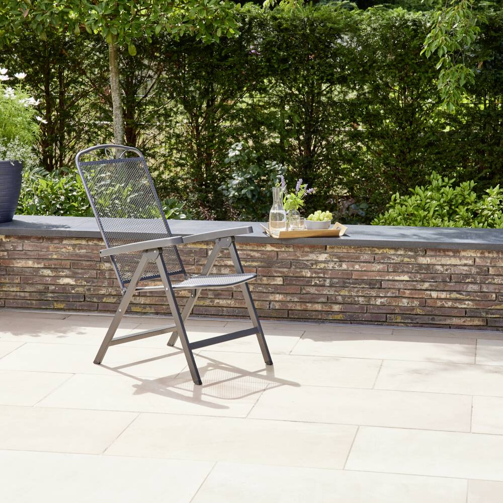 Siena Garden 2213304 Elda Klappsesessel matt-anthrazit Streckmetall