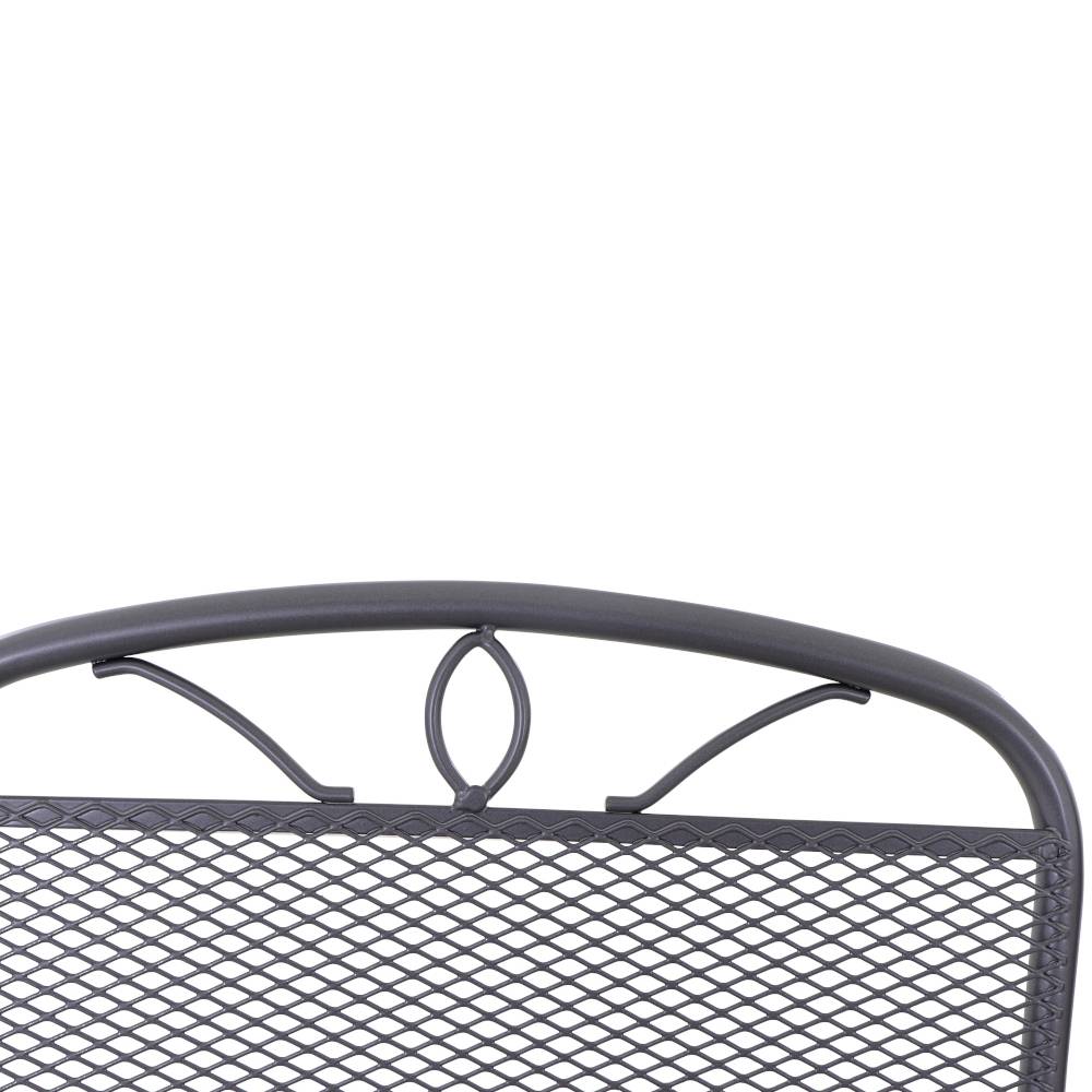 Siena Garden 2215304 Elda 2er Bank matt-anthrazit Streckmetall