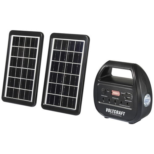 VOLTCRAFT VC-PS15000-Solar VC-14297675 Solar-Powerbank Ladestrom Solarzelle 0.51A 3W 15000 mAh