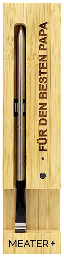 Meater Weihnachts-Edition "Der beste Papa" Grillthermometer Holz