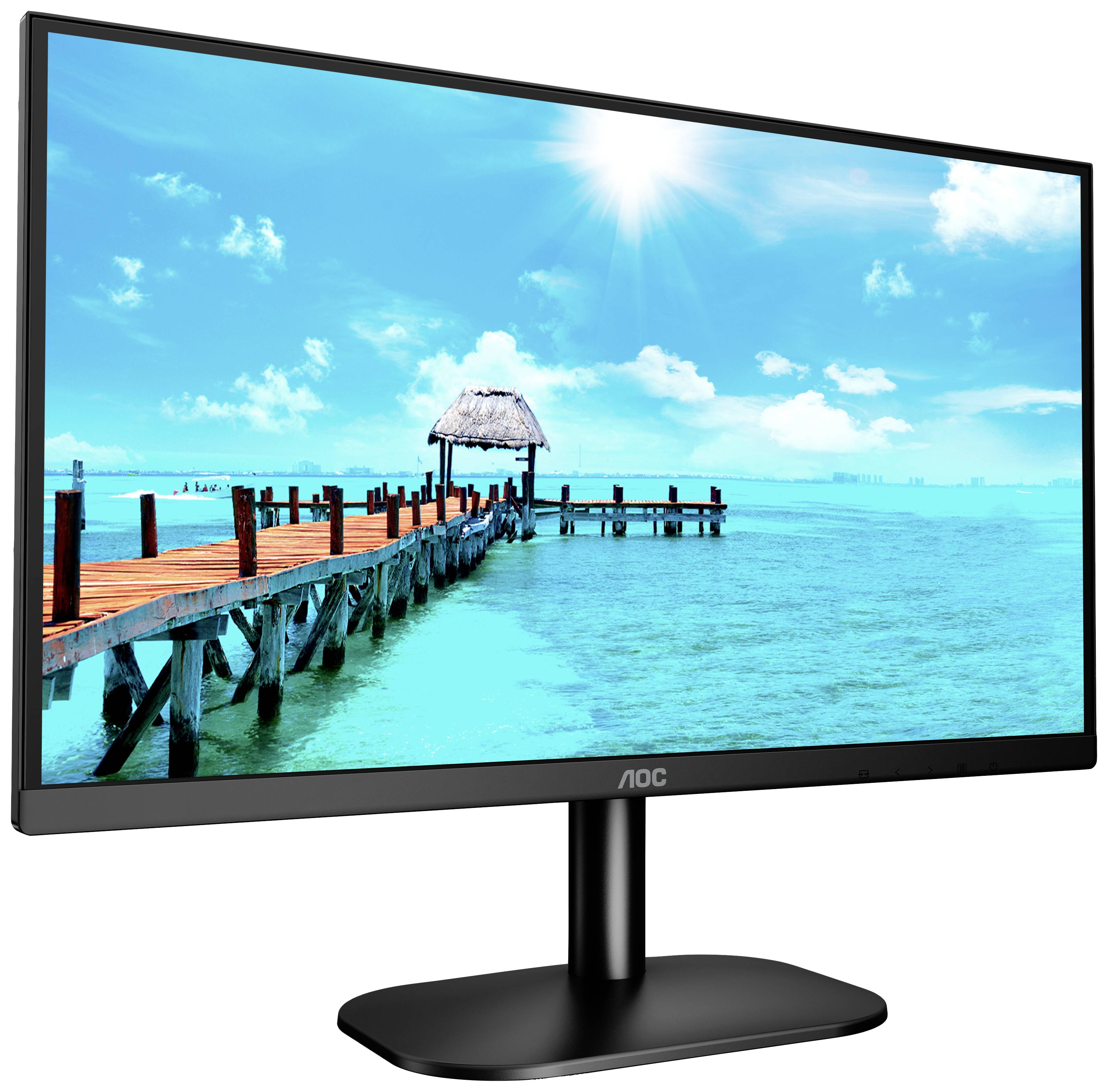AOC 24B2XHM2 LED-Monitor EEK E (A - G) 60.5 cm (23.8 Zoll) 1920 x 1080 Pixel 16:9 4 ms VGA, HDMI®, Kopfhörer (3.5 mm Klinke) VA LCD