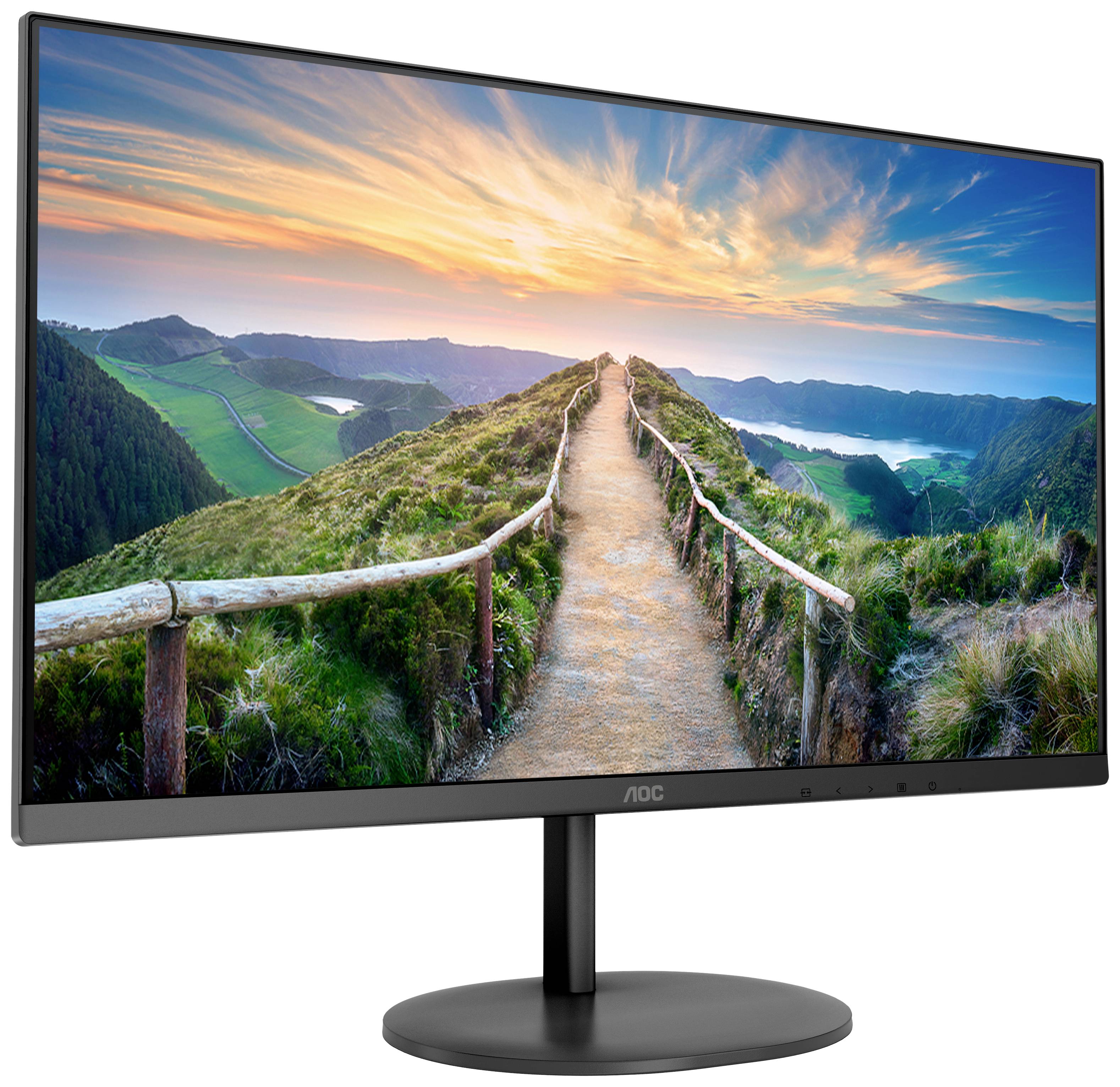 AOC Q27V4EA LED-Monitor EEK F (A - G) 68.6 cm (27 Zoll) 2560 x 1440 Pixel 16:9 4 ms HDMI®, DisplayPort, Kopfhörer (3.5 mm Klinke) IPS LCD
