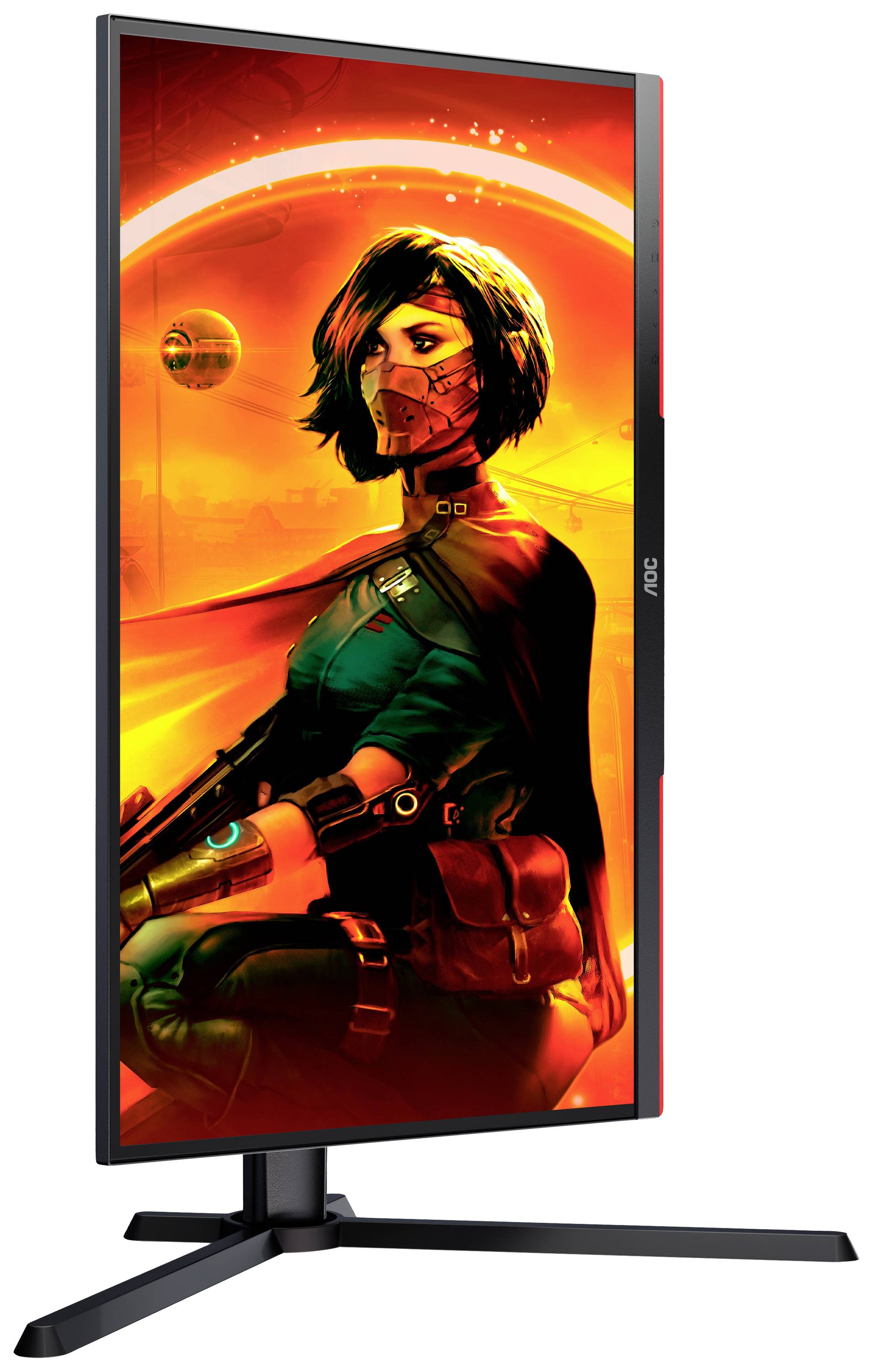 AOC 25G3ZM/BK Gaming Monitor EEK E (A - G) 62.2 cm (24.5 Zoll) 1920 x 1080 Pixel 16:9 1 ms HDMI®, DisplayPort, Kopfhörer (3.5 mm Klinke) VA LCD