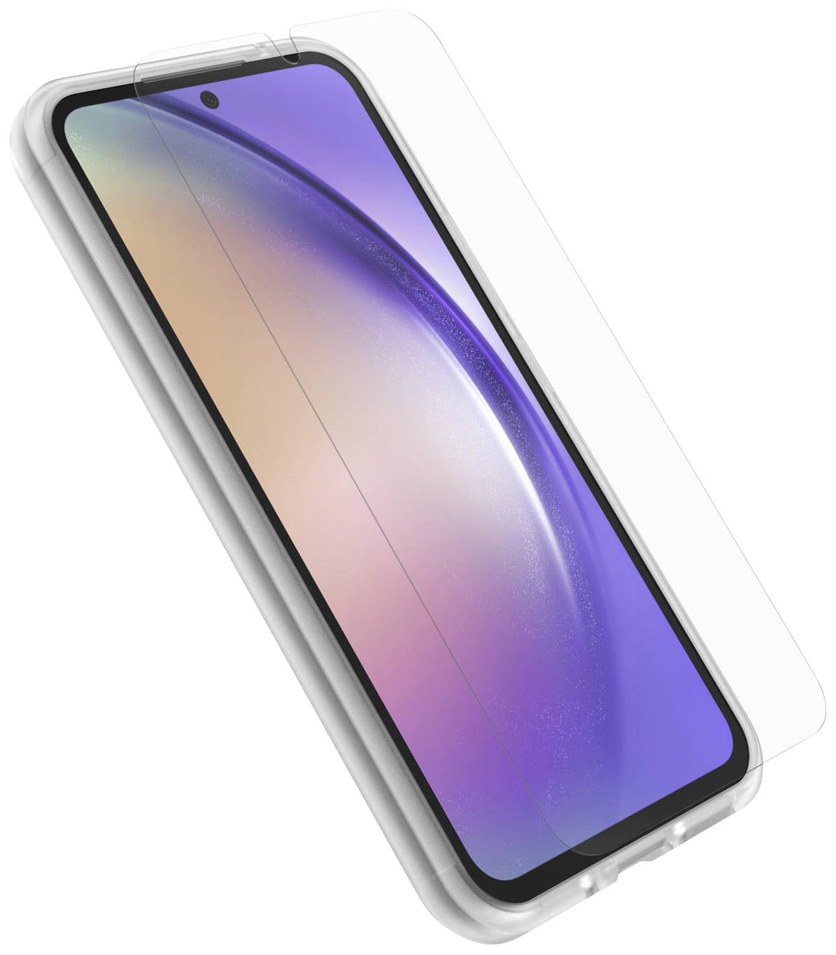 Otterbox React + Trusted Glass Backcover Samsung Galaxy A54 5G Transparent Induktives Laden, Stoßfest 78-81196