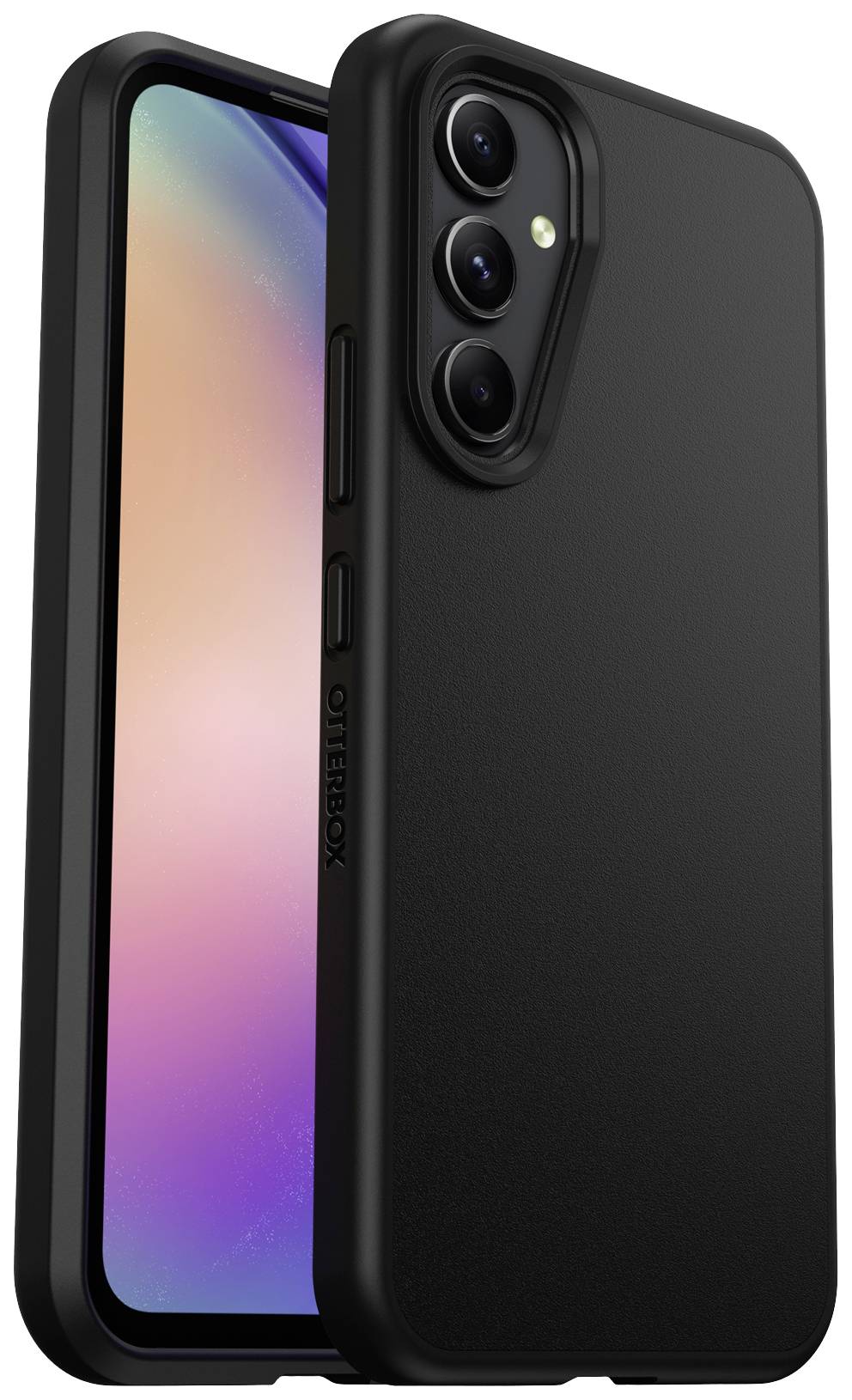 Otterbox React Backcover Samsung Galaxy A54 5G Schwarz Induktives Laden, Stoßfest 77-91590