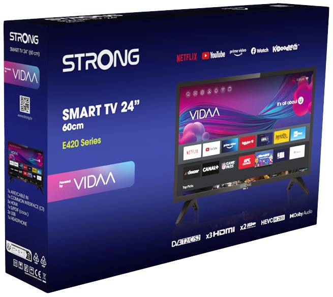 Strong D555 SRT32HF2003 LED-TV 80 cm 32 Zoll EEK E (A - G) Schwarz