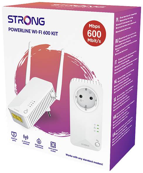 Strong POWERLWF600DUOEU Powerline Starter Kit POWERLWF600DUOEU
