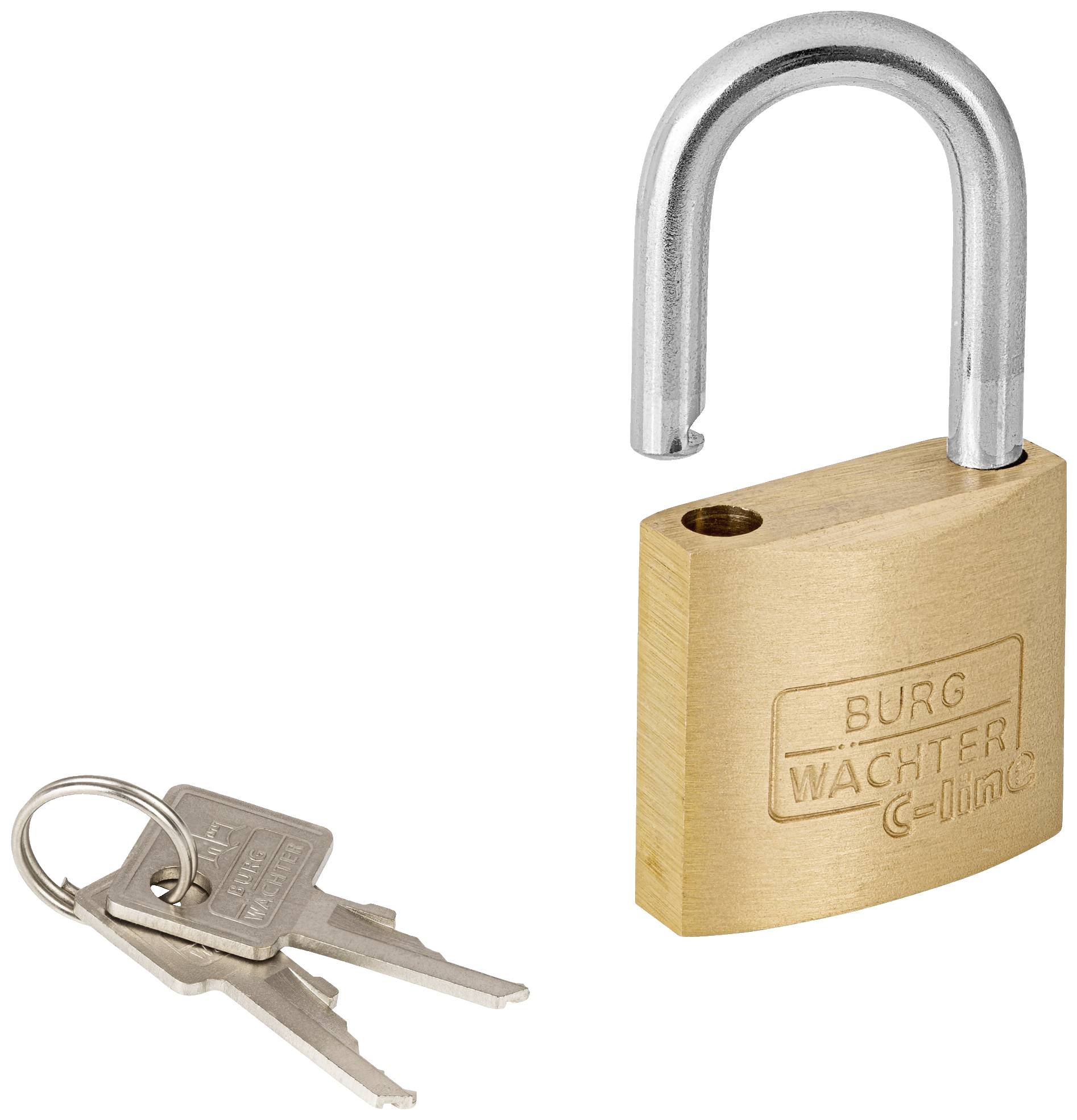 Ein Bronze-Vorhängeschloss geöffnet, daneben liegen zwei Schlüssel auf einem Ring; symbolisiert Sicherheit oder Zugang.