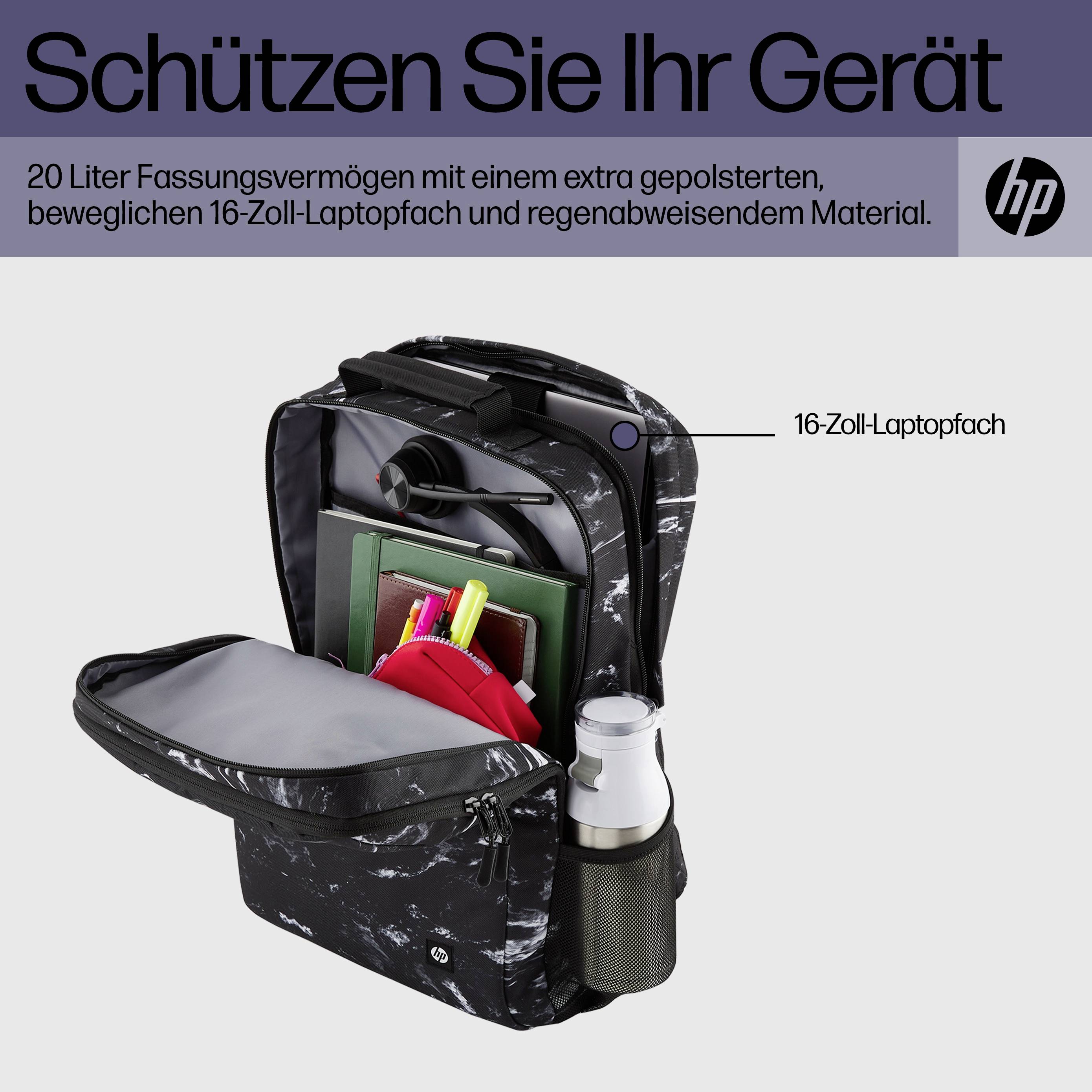 HP Notebook Rucksack Campus XL Passend für maximal: 40,9 cm (16,1") Stone