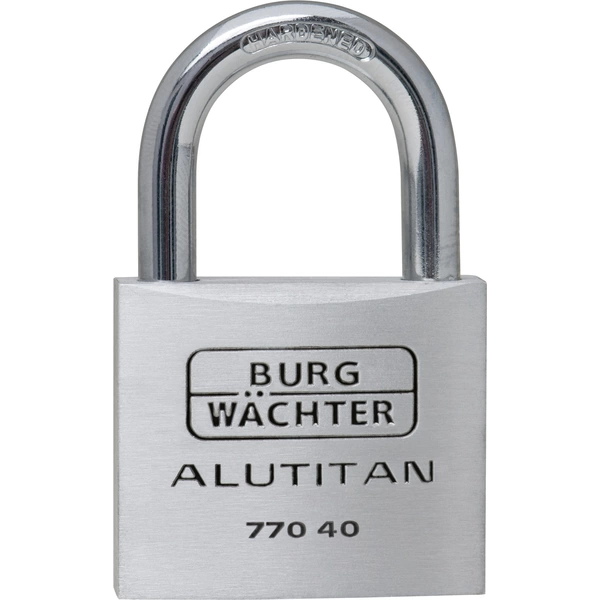 Burg Wächter 36061 Vorhängeschloss 40.00 mm verschieden schließend Aluminium Schlüsselschloss Burg Wächter 36061 Vorhängeschloss 40.00 mm verschieden schließend Aluminium Schlüsselschloss