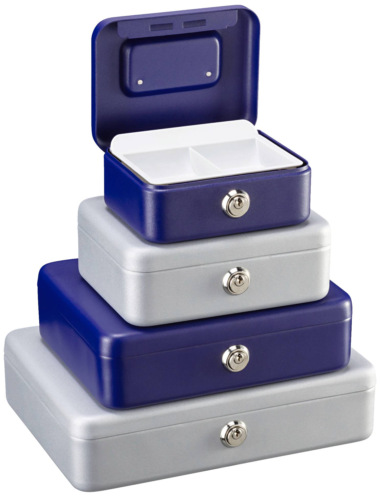 Burg Wächter 23100 Geldkassette (B x H x T) 165 x 75 x 130 mm Blau