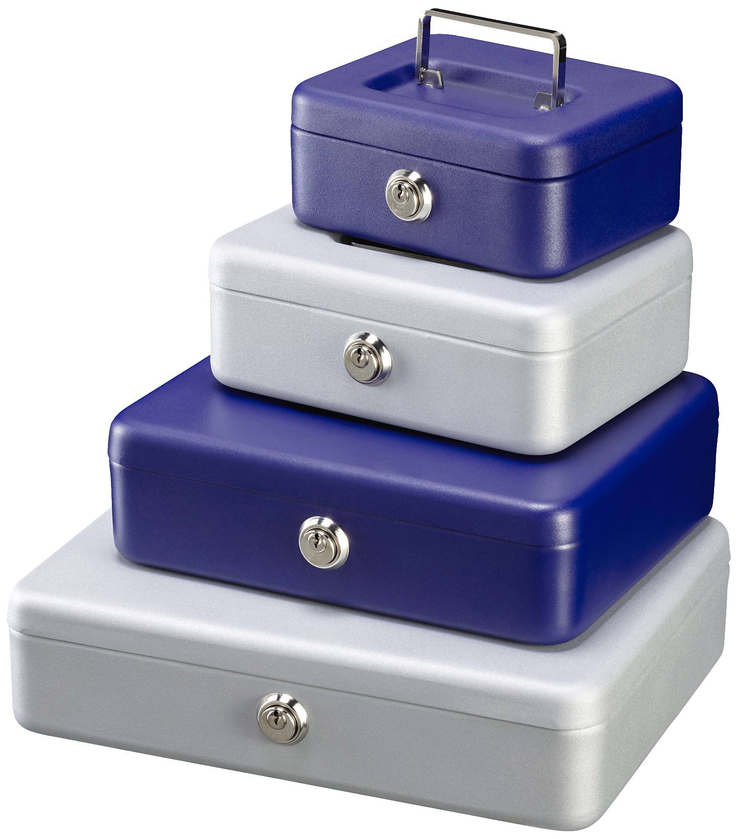 Burg Wächter 23100 Geldkassette (B x H x T) 165 x 75 x 130 mm Blau