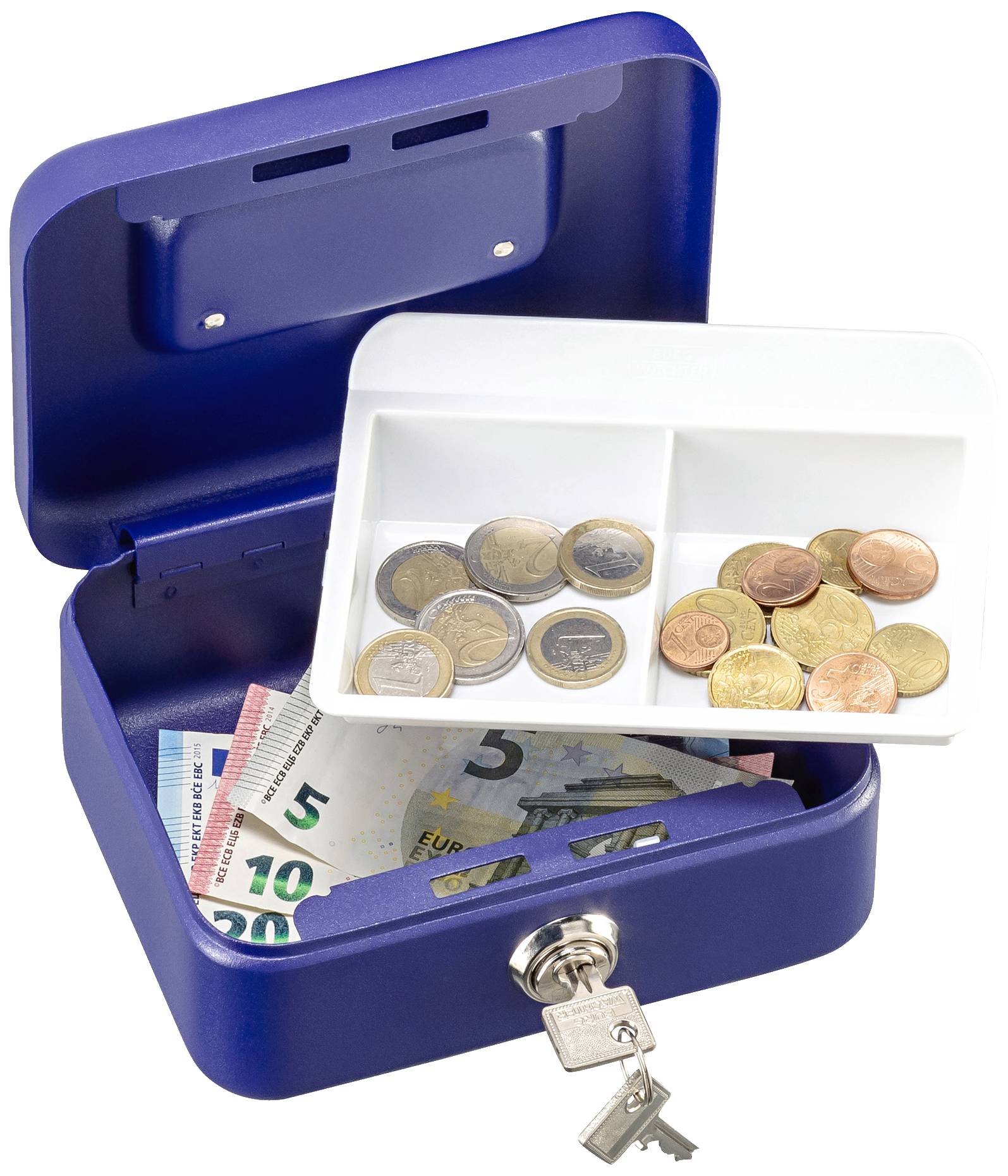 Burg Wächter 23100 Geldkassette (B x H x T) 165 x 75 x 130 mm Blau