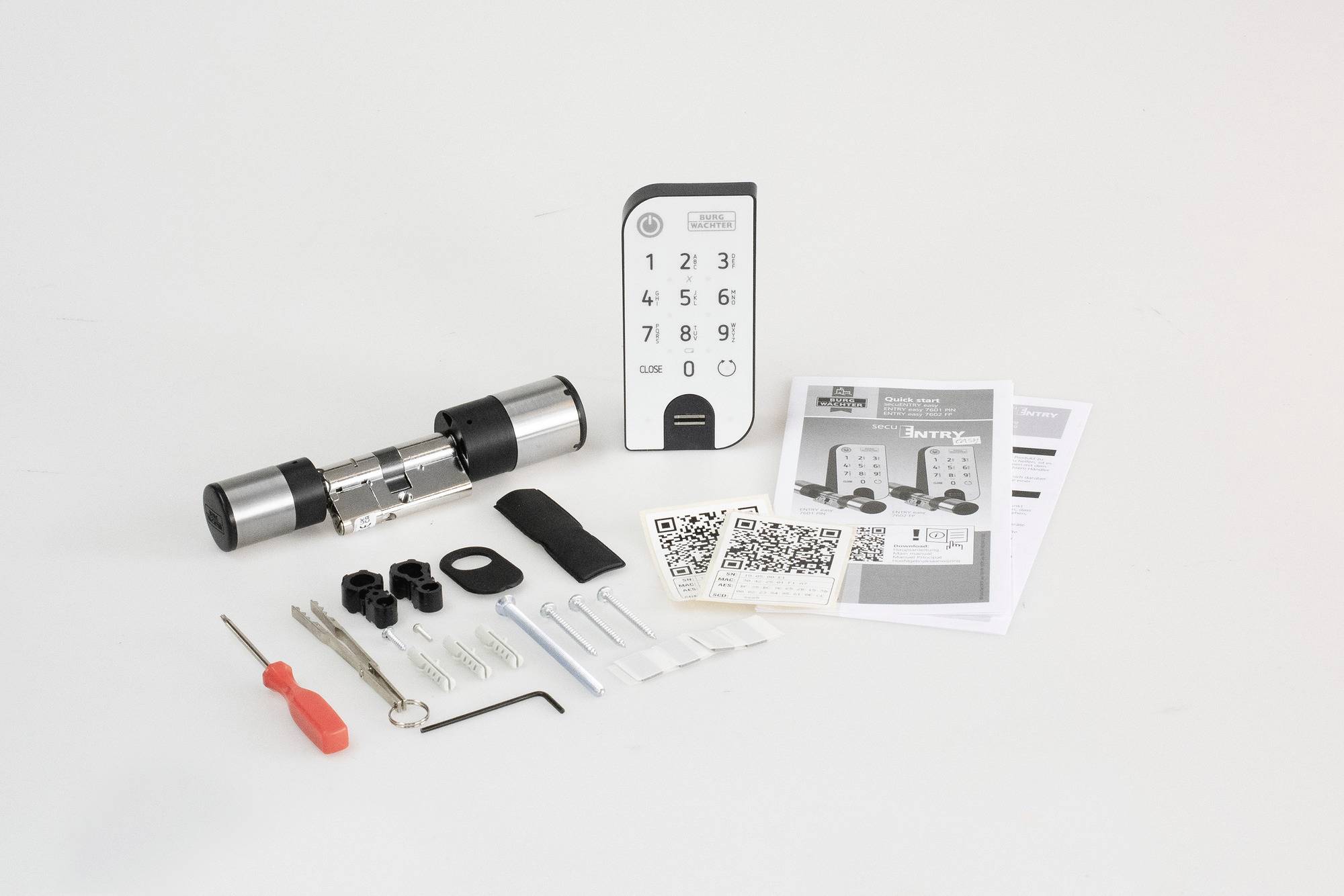 Burg Wächter 50602 Fingerprint Zugangssystem IP43 Bluetooth-fähig