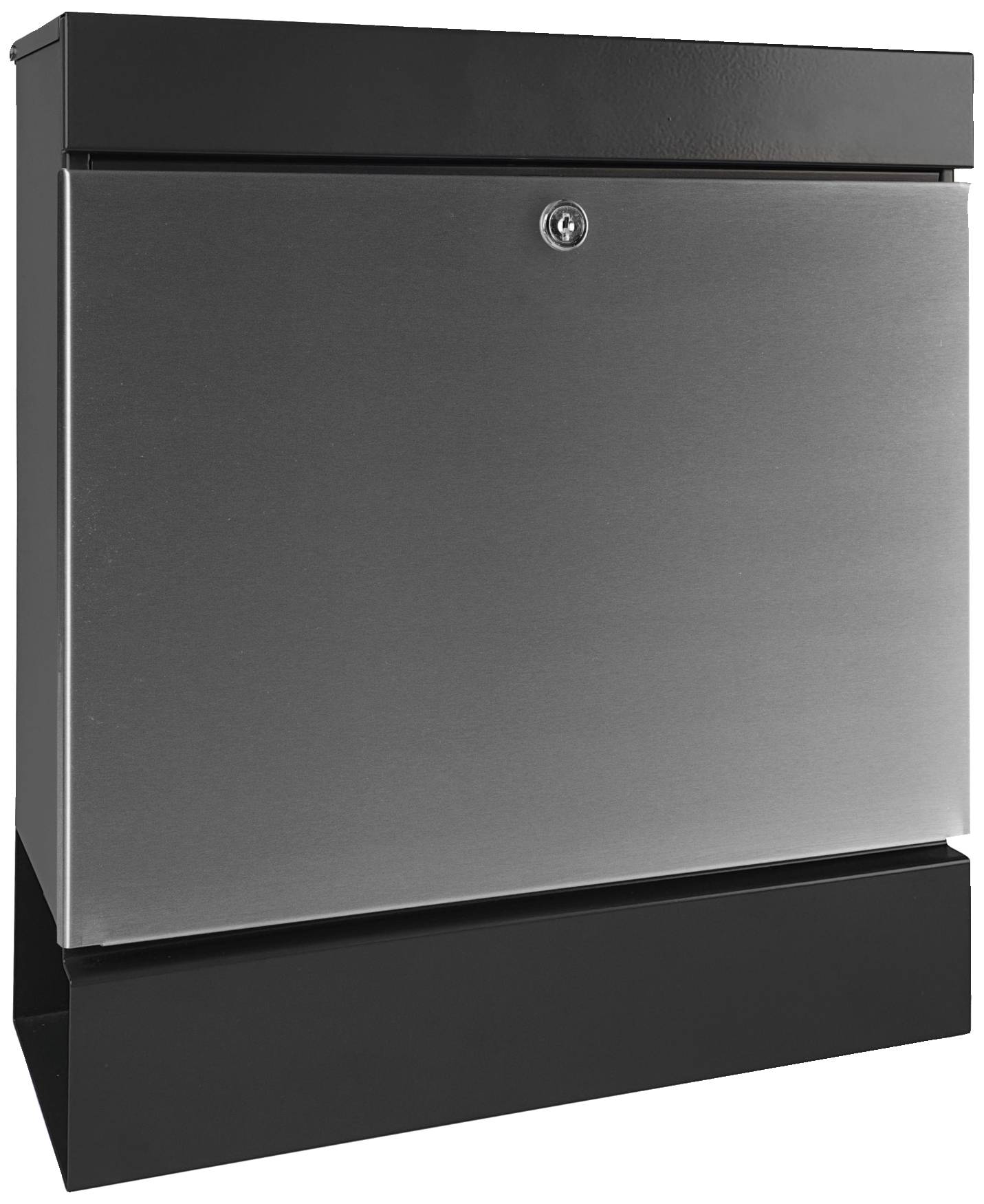 Burg Wächter 42020 SEATTLE 6848 B+S Briefkasten Stahl, Edelstahl Matt Schwarz Schlüsselschloss