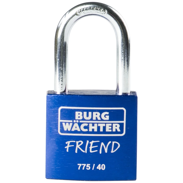 Burg Wächter 39441 Vorhängeschloss 40.00 mm verschieden schließend Blau Schlüsselschloss Burg Wächter 39441 Vorhängeschloss 40.00 mm verschieden schließend Blau Schlüsselschloss