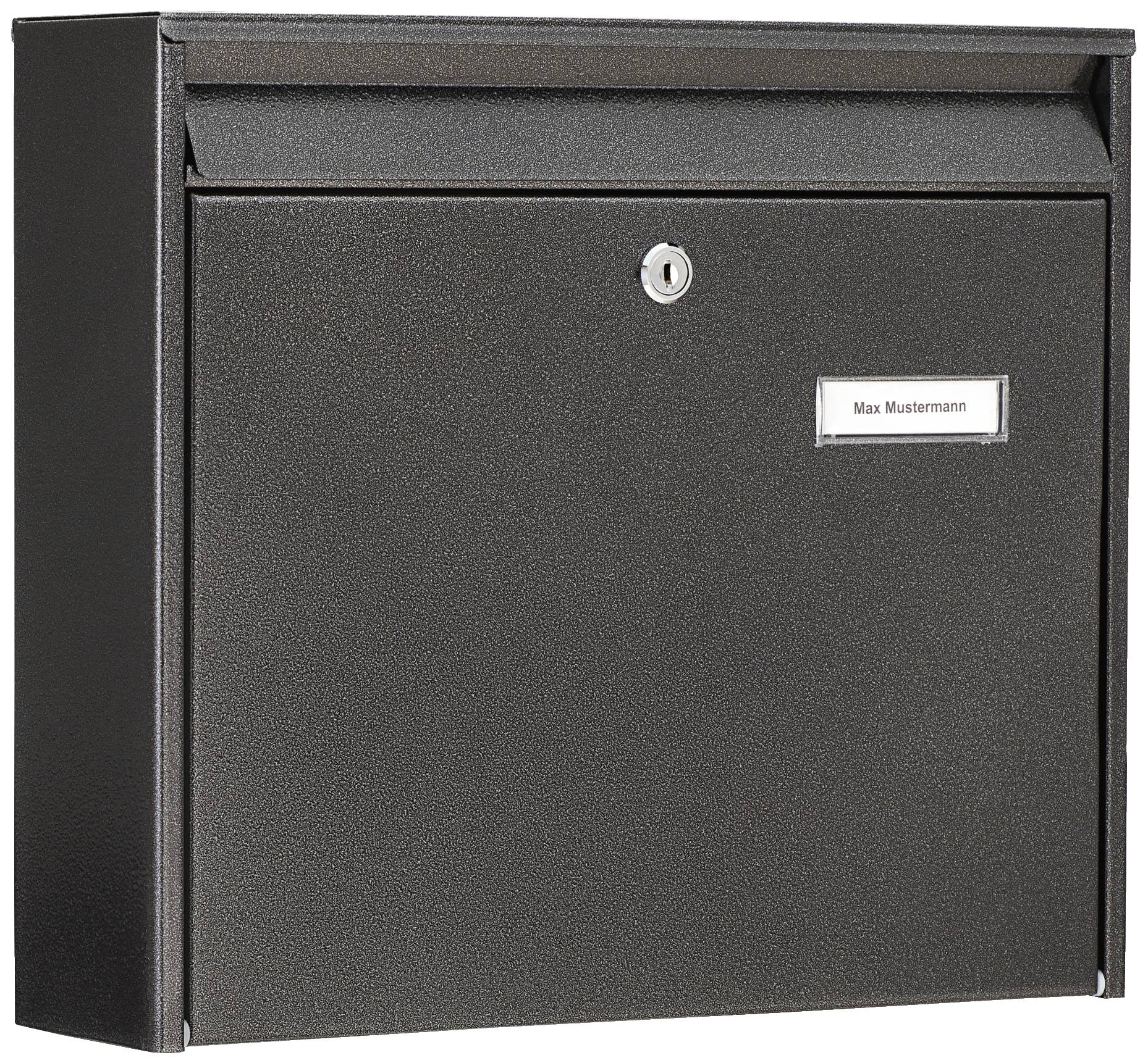 Burg Wächter 61110 MAIL 5877 E Briefkasten Stahl Eisen Schlüsselschloss