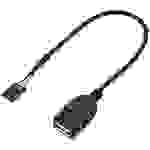 Renkforce USB-Kabel USB 2.0 Pfostenstecker 4pol., USB-A Buchse 0.20 m Schwarz RF-5719746