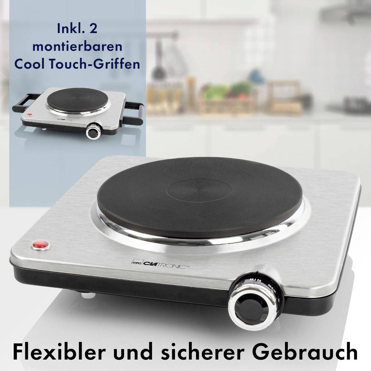 Clatronic EKP 3788 263986 Kochplatte Überhitzungsschutz