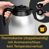 Clatronic KA 3327 schwarz Kaffeemaschine Fassungsvermögen Tassen=10 Clatronic KA 3327 schwarz Kaffeemaschine Fassungsvermögen Tassen=10