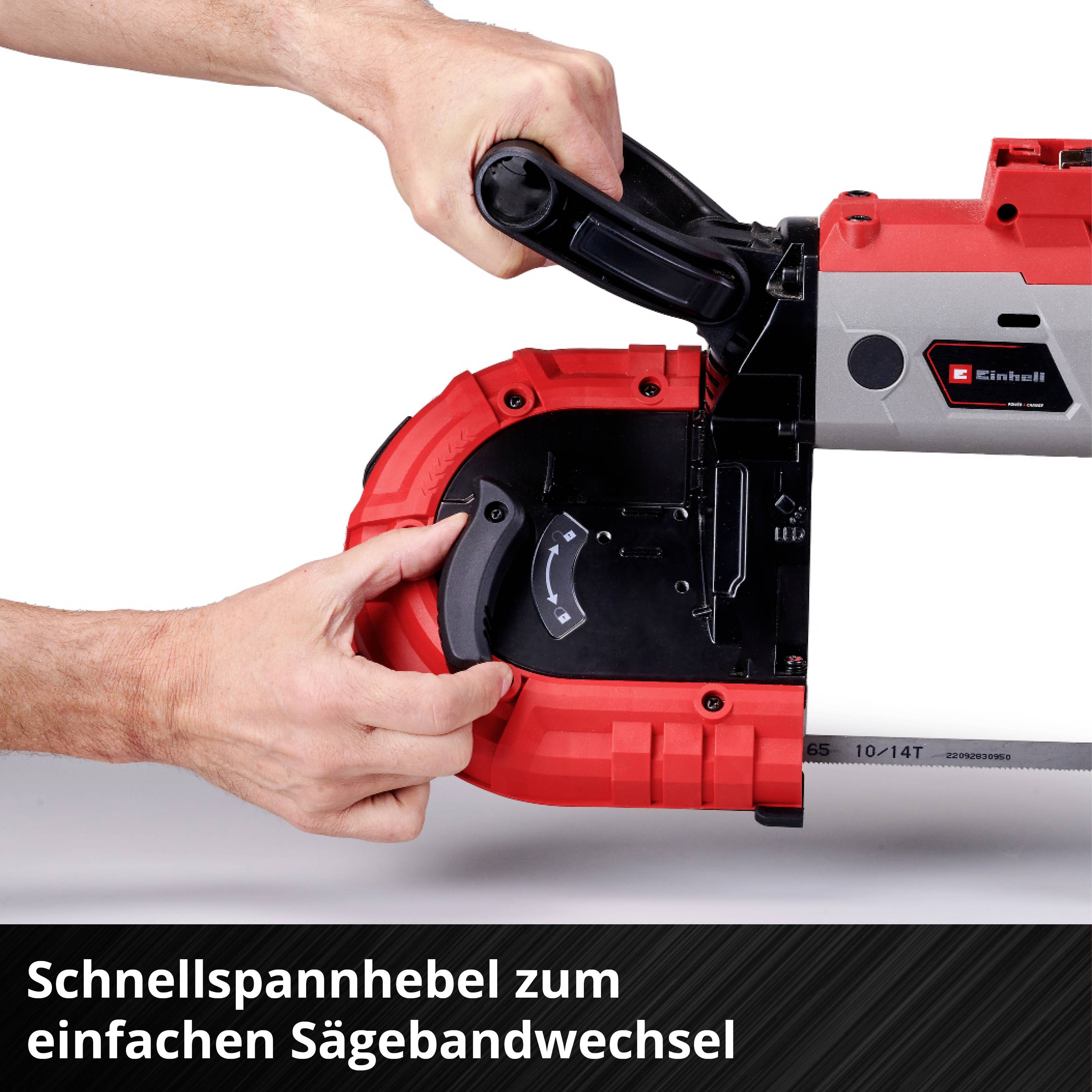 Einhell Akku-Bandsäge TE-MB 18/127 U Li-Solo Power X-Change Schnitttiefe (max.) 115mm 18V Sägeblatt-Länge 1141mm