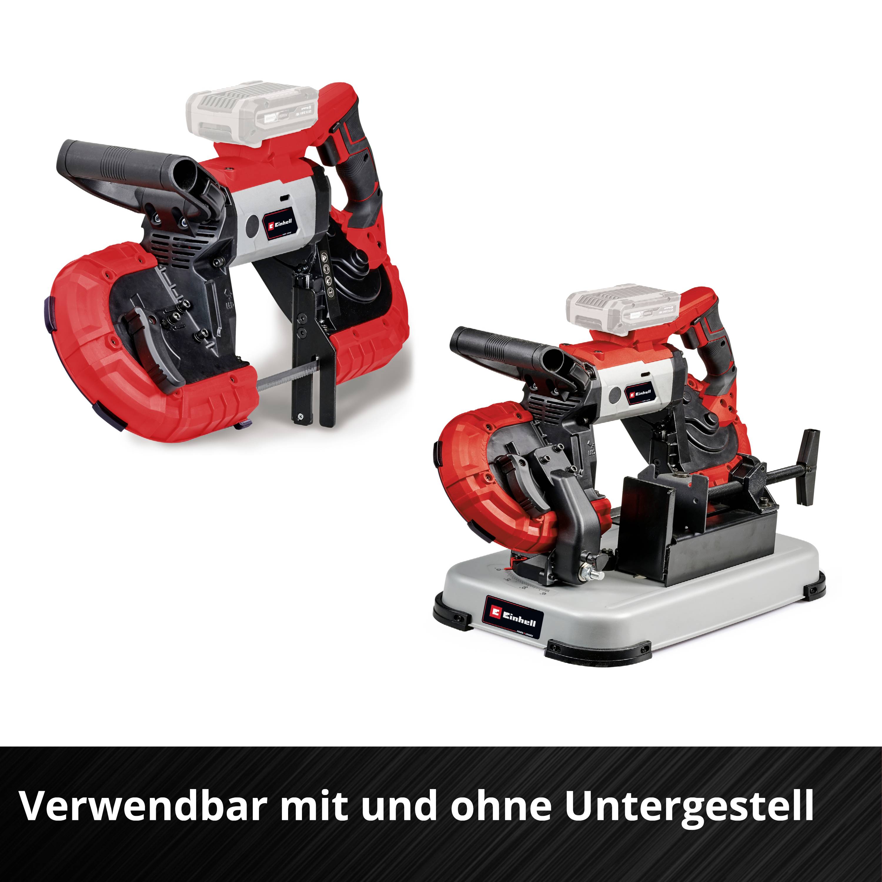 Einhell Akku-Bandsäge TE-MB 18/127 U Li-Solo Power X-Change Schnitttiefe (max.) 115mm 18V Sägeblatt-Länge 1141mm