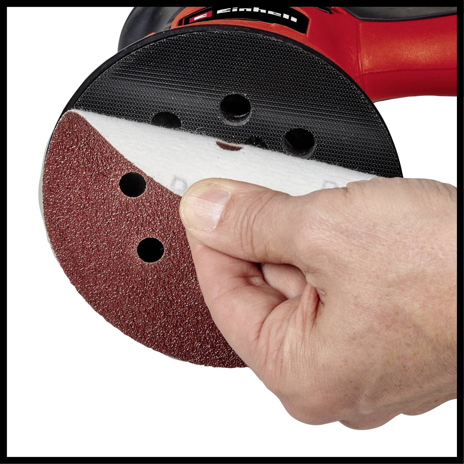 Einhell TC-RS 425 E 4462005 Exzenterschleifer mit Zubehör 425W Ø 125mm