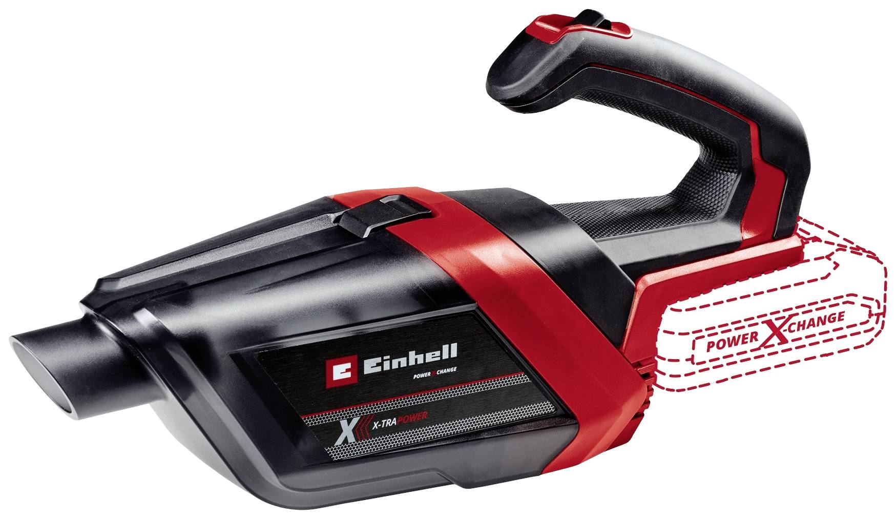 Einhell TE-HV 18/06 Li - Solo Power X-Change 2347190 Akku-Handstaubsauger 18V ohne Akku, ohne Ladegerät, Beutellos