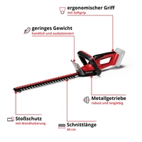 Einhell GC-CH 18/40 Li Solo Power X-Change Akku Heckenschere 18V Li-Ion 475mm Einhell GC-CH 18/40 Li Solo Power X-Change Akku Heckenschere 18V Li-Ion 475mm