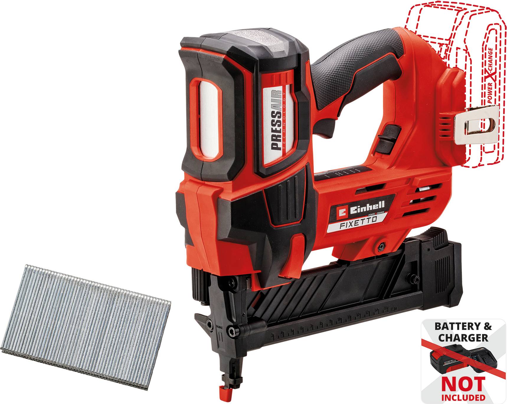 Einhell Professional FIXETTO 18/38 S Professional Power X-Change Familie 4257785 Akkutacker Klammerntyp Typ 53 ohne Akku, ohne