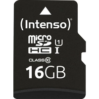 Intenso 16GB microSDHC Performance microSD-Karte 16 GB Class 10 UHS-I Wasserdicht Intenso 16GB microSDHC Performance microSD-Karte 16 GB Class 10 UHS-I Wasserdicht