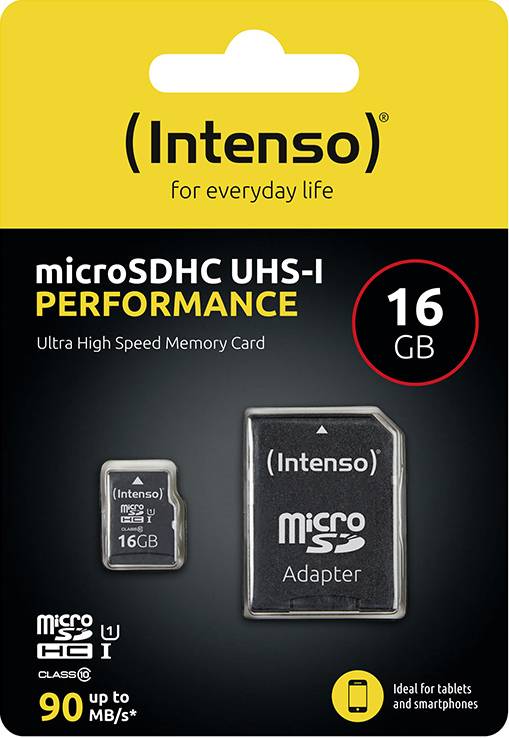Intenso microSDHC Card 16GB 3424470