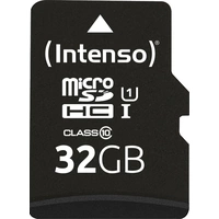Intenso 32GB microSDHC Performance microSD-Karte 32 GB Class 10 UHS-I Wasserdicht Intenso 32GB microSDHC Performance microSD-Karte 32 GB Class 10 UHS-I Wasserdicht
