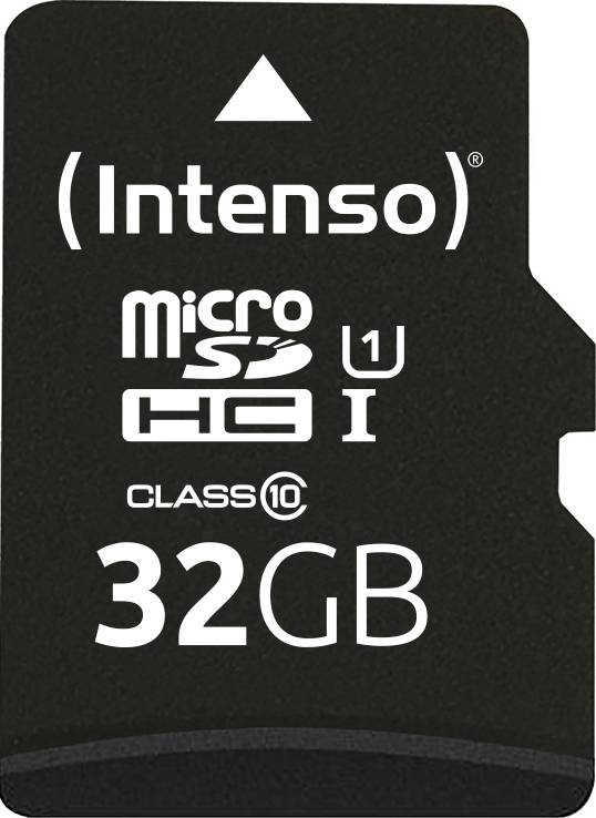 Intenso 32GB microSDHC Performance microSD-Karte 32GB Class 10 UHS-I Wasserdicht